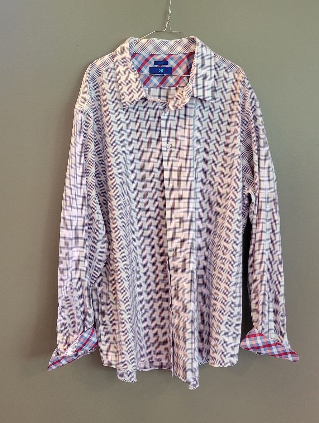 Egara Men's 4xlt Long Sleeve Button Down Tall 4 Xxxxl Dxl Big And Tall